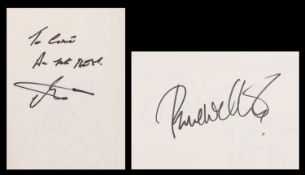 AUTOGRAPH ALBUM - 62 PAGES OF SIGNATURES,