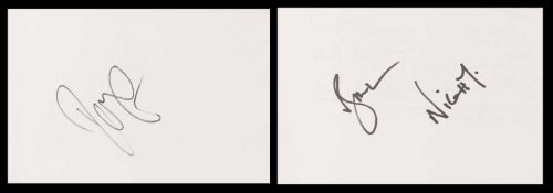 AUTOGRAPH ALBUM - 44 PAGES OF SIGNATURES,