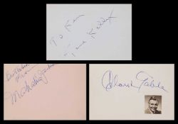 AUTOGRAPH ALBUM, with 70 Signatures