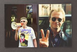 AUTOGRAPH PHOTOS & FLYERS (mainly Male Actors, Directors, etc.),