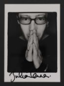 Julian Lennon: autograph on promo card,