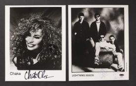 AUTOGRAPH PHOTOS & FLYERS (MUSIC),