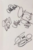 AUTOGRAPH ALBUM - 62 PAGES OF SIGNATURES,