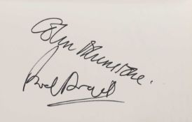 AUTOGRAPH ALBUM - 62 PAGES OF SIGNATURES,