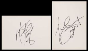 AUTOGRAPH ALBUM - 62 PAGES OF SIGNATURES,