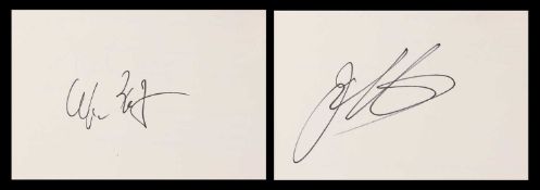 AUTOGRAPH ALBUM - 45 PAGES OF SIGNATURES,