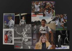 TENNIS: SIGNED PHOTOS, LETTERS, ETC.