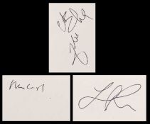 AUTOGRAPH ALBUM - 115 PAGES OF SIGNATURES,