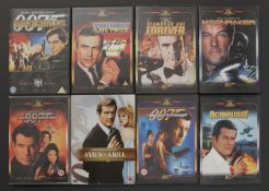 17 SIGNED JAMES BOND 007 DVDs: