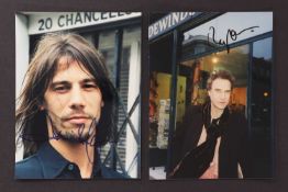 AUTOGRAPHED UNIQUE PHOTOS (mainly Male Actors, Directors, Authors, etc.),