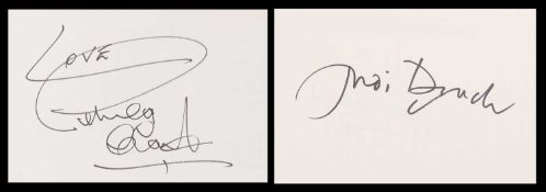 AUTOGRAPH ALBUM - 62 PAGES OF SIGNATURES,