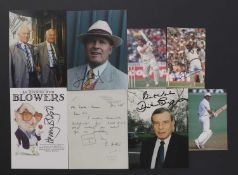 CRICKET: SIGNED PHOTOS, ETC.