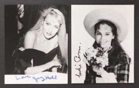 AUTOGRAPH PHOTOS, LETTERS & FLYERS (mainly Female Actors, Directors, Authors, etc.),