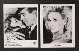 AUTOGRAPH PHOTOS, LETTERS & FLYERS (mainly Female Actors, Directors, Authors, etc.),