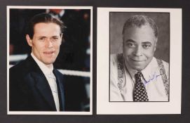 AUTOGRAPH PHOTOS & FLYERS (mainly Male Actors, Directors, Authors, etc.),