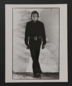 Johnny Cash: signed promo card,