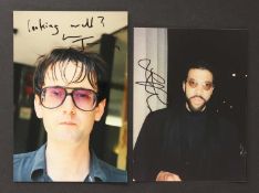 AUTOGRAPHED UNIQUE PHOTOS (Male musicians),