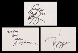 AUTOGRAPH ALBUM - 61 PAGES OF SIGNATURES,