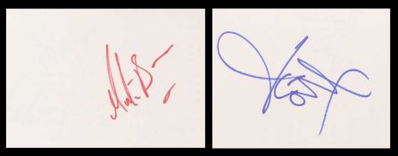 AUTOGRAPH ALBUM - 45 PAGES OF SIGNATURES,