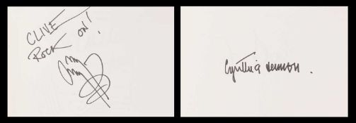 AUTOGRAPH ALBUM - 60 PAGES OF SIGNATURES,