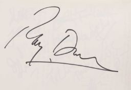 AUTOGRAPH ALBUM - 61 PAGES OF SIGNATURES,