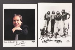 AUTOGRAPH PHOTOS & FLYERS (MUSIC),