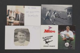 AUTOGRAPH FOOTBALL BRITISH PLAYERS: