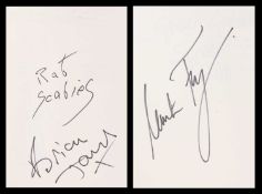 140 AUTOGRAPH ALBUM - 62 PAGES OF SIGNATURES,