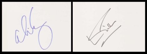 AUTOGRAPH ALBUM - 62 PAGES OF SIGNATURES,