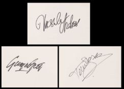 AUTOGRAPH ALBUM - 62 PAGES OF SIGNATURES,