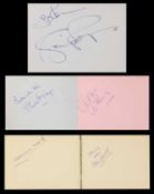 AUTOGRAPH ALBUM, with 69 Signatures