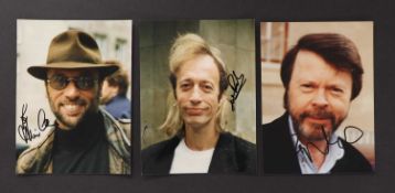 AUTOGRAPHED UNIQUE PHOTOS (Male musicians)