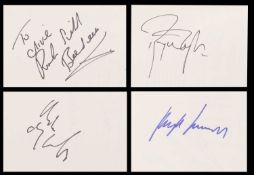 AUTOGRAPH ALBUM - 62 PAGES OF SIGNATURES,
