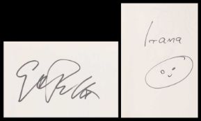 AUTOGRAPH ALBUM - 62 PAGES OF SIGNATURES,