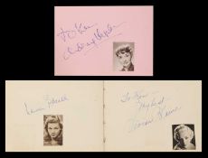AUTOGRAPH ALBUM, with 72 Signatures