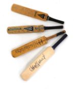 AUTOGRAPH MINIATURE CRICKET BATS: