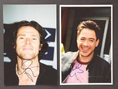 AUTOGRAPHED UNIQUE PHOTOS, (mainly Male Actors, Directors, etc. ),