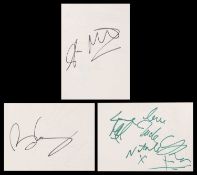 AUTOGRAPH ALBUM - 62 PAGES OF SIGNATURES,