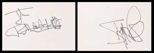 AUTOGRAPH ALBUM - 44 PAGES OF SIGNATURES,