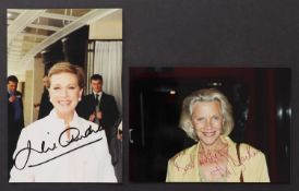 AUTOGRAPHED UNIQUE PHOTOS (mainly Female Actresses, etc.),