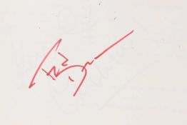 AUTOGRAPH ALBUM - 45 PAGES OF SIGNATURES,