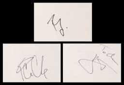 AUTOGRAPH ALBUM - 46 PAGES OF SIGNATURES,