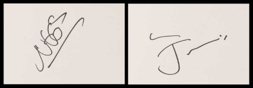 AUTOGRAPH ALBUM - 45 PAGES OF SIGNATURES,