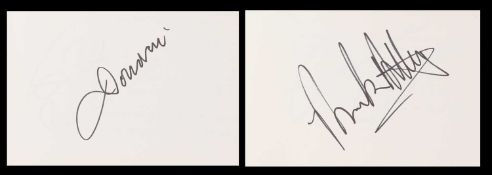 AUTOGRAPH ALBUM - 46 PAGES OF SIGNATURES,