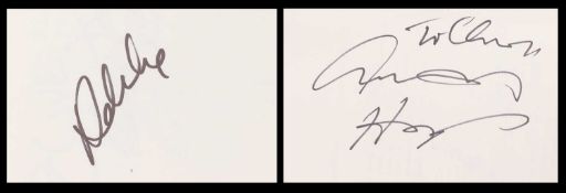 AUTOGRAPH ALBUM - 62 PAGES OF SIGNATURES, i