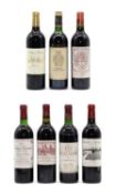 A selection of Bordeaux red wines (7)