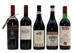 A selection of Italian red wines (5)