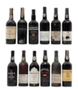 A selection of Vintage Port to include Grahams, 1970 (1) and eleven various others