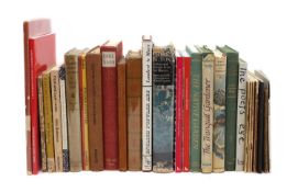 A collection of books relating to Modern British Artists