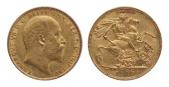 Coins, Great Britain, Edward VII (1901-1910),